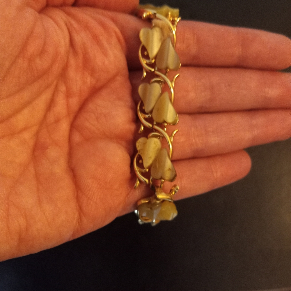Vintage Coro Necklace and Bracelet Semi Precious Jewelry - Picture 6 of 7